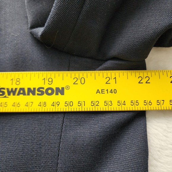 Tip Top Blazer Mens 42R Navy Blue Wool Blend Grad Career Formal Event Prom Work - Picture 8 of 16